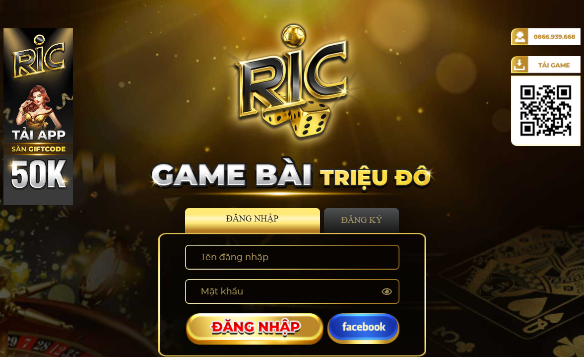 Ric Win là một trong những cổng game bài đổi thưởng hấp dẫn nhất trên thị trường
