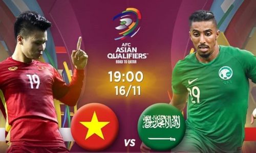 Link xem trực tiếp Việt Nam vs Saudi Arabia, 19h00 ngày 16/11